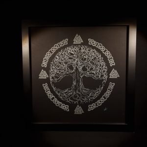 Picture Frame – Tree of Life – Valknut